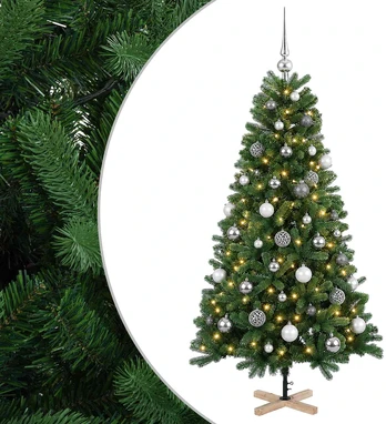 Dirbtinė kalėdinė eglutė su rutuliuku 150 cm 150 LED