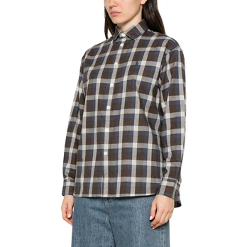 Marškiniai ilgomis rankovėmis moterims, Marga, Woven-shirt