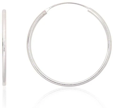 Sidabriniai auskarai –žiedai - 3.3 g. - 40 mm.