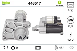 Starteris VALEO 446517 kaina