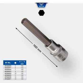 Šešiakampio lizdo komplektas KS TOOLS BT022875