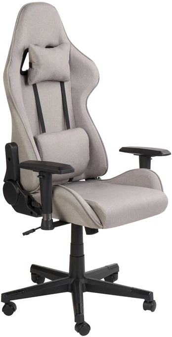 Beliani Žaidimų kėdė WARRIOR smėlio ir pilkos spalvos