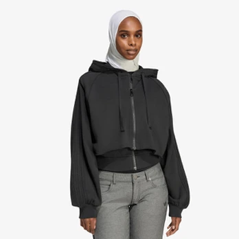adidas SST Double Front Hoody Black - Dydis XL (KS9236 Striukės)