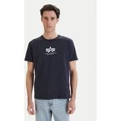 Alpha Industries Marškinėliai Basic 118533 Tamsiai mėlyna Regular Fit