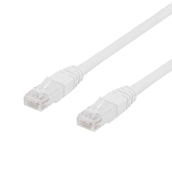 Kabelis DELTACO UTP CAT6, 10gbit/s, 5.0m, baltas / TP-65V-K
