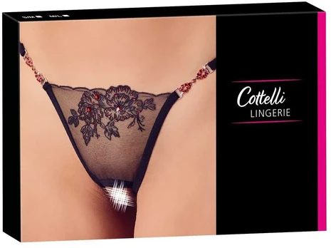 Cottelli lingerie String Red Gemstones M/L kelnaitės, stringai