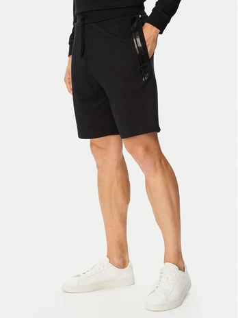 BOSS Sportiniai šortai Authentic 50554778 Juoda Regular Fit