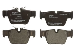 DELPHI LP3598 Brake pad set kaina