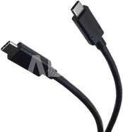 PremiumCord USB-C kabelis (USB 3.2 kartos 2x2, 5A, 100W, 20Gbit/s) černý, 1m kaina