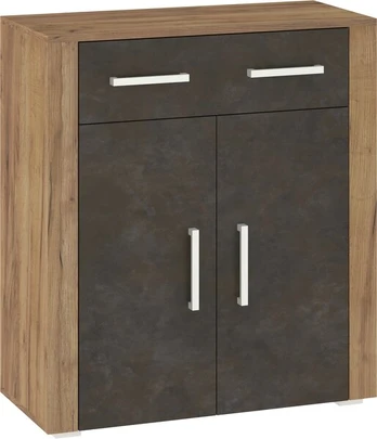 Komoda Notti NOT-03, ruda/juoda