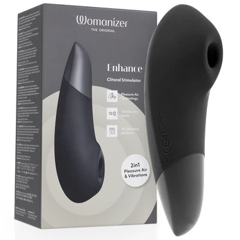 WOMANIZER - Juodas Klitorio Stimuliatorius