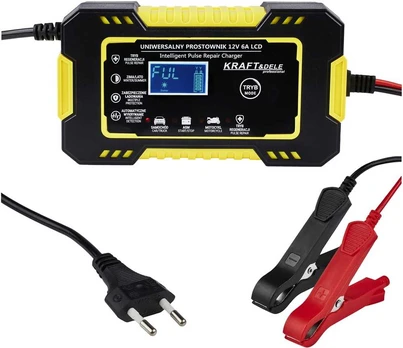 Universalus akumuliatoriaus įkroviklis 12V 6A