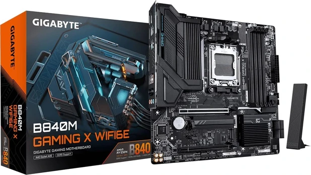 Pagrindinė plokštė GigaByte B840M GAMING X WF6E
