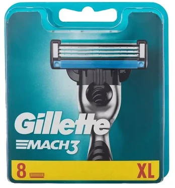 Gillette Mach3 atsarginis peiliukas, 8 vnt.