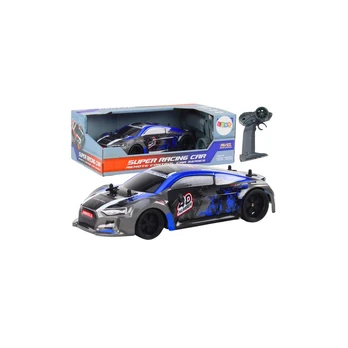 Lean Toys RC Remote Control Car 1:18 Rubber Wheels Drift Mėlyna