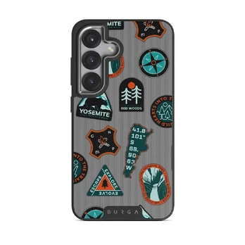 Basecamp - Samsung Galaxy S25 Case, Elite Dark (Magnetic) / Silver