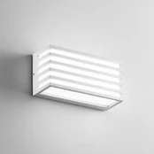 LED lauko sieninis šviestuvas Dukrot, baltas, plotis 22 cm, metalas