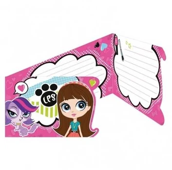 Amscan Littlest Petshop invitationer