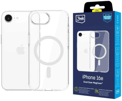 Dėklas 3MK EverClear MagCase do Apple iPhone 16e