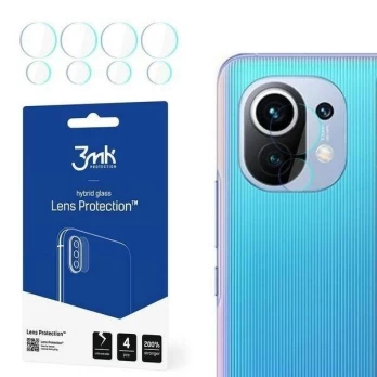 Kameros Apsauginis Stiklas 3MK Lens Protect 4vnt. Xiaomi Mi 11T / Mi 11T Pro DZWT2129