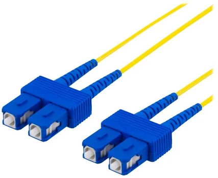 OS2 optinis kabelis DELTACO, SC - SC, duplex, singlemode, 10m / FB-510S