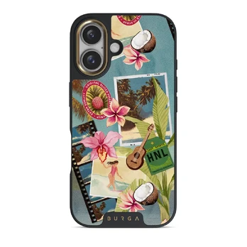 Honolulu - iPhone 16 Plus Case, Elite Dark (MagSafe) / Gold