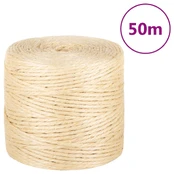 Virvė, 50m, 100% sizalis, 4mm kaina