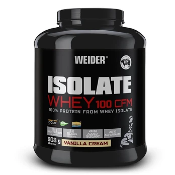 WEIDER Isolate Whey 100 CFM - 908g Braškės