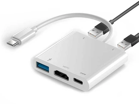 Avernus Šakotuvas Hub 5in1 Type-C / USB3.0 / HDMI 4k / PD / USB2.0