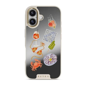 Seaside Muse - iPhone 17 Case, Elite Mirror Light (MagSafe) / Gold