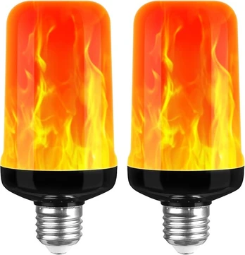 LED liepsnos efektas lemputės, 2 vnt., 5W, E27
