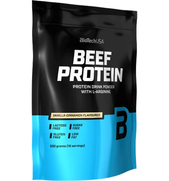 BioTech Beef Protein, Vanilla-Cinnamon, 500 g