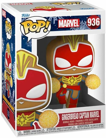 Funko POP Marvel: Holiday - Gingerbread Captain Marvel