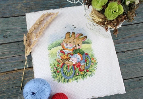 Cross stitch kit "With the wind" SM-767