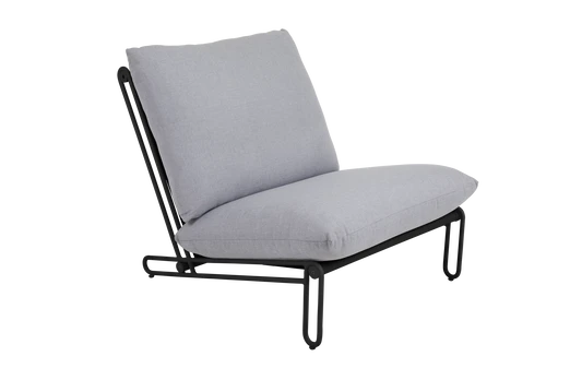 Lauko fotelis Blixt, pilkas