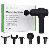 Elektrinis rankinis masažuoklis Massage Gun Simple kaina