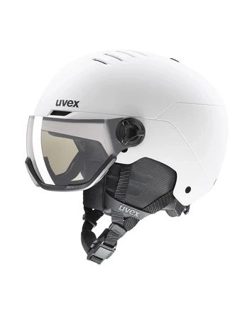 Kask narciarski UVEX Wanted Visor pro V white matt