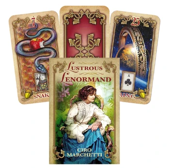 Lustrous Lenormand Oracle kortos