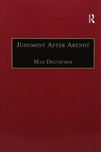Judgment After Arendt - Minkštas viršelis