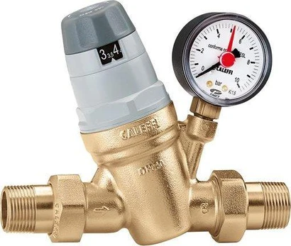 Caleffi vandens slėgio reduktorius 1" su manometru (535061)
