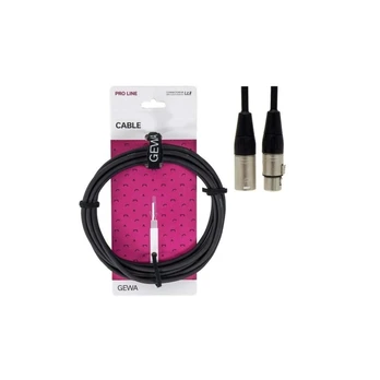 Mikrofoninis laidas Gewa ProLine 190.555 XLR(f) - XLR(m) 9m