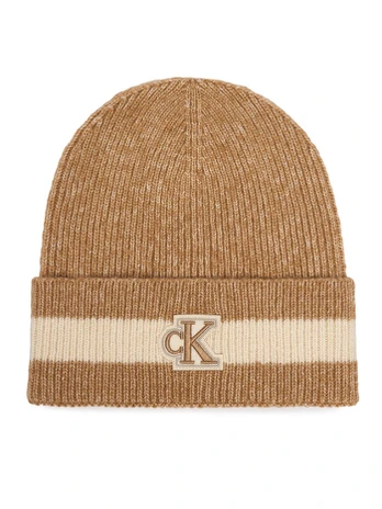 Calvin Klein Kepurė LV04F8100G Smėlio