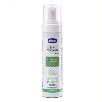 Šampūnas ir kondicionierius kūdikiams Chicco Kids Souffle, 150 ml