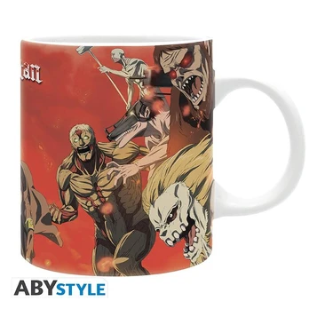 ATTACK ON TITAN puodelis - "Battle scene season 4"