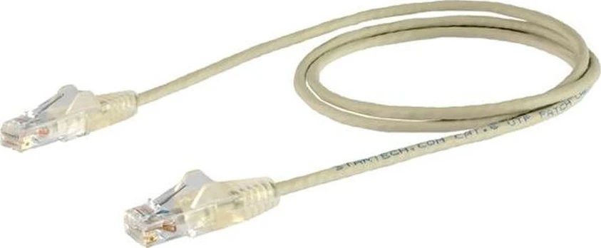 StarTech CAT6 CABLE - 1 M - Pilkas/SNAGLESS - 28 AWG COPPER WIRE
