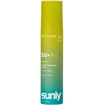 Attitude Mineral sunscreen spray SPF 50 Sunly 75 ml