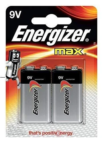 Energizer 7638900410280, Single-use battery, 9V, Alkaline, 9 V, 2 pc(s), Blister