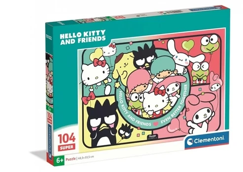 Clementoni CLE puzzle 104 Super Hello Kitty 27576