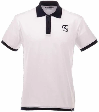 SK GAMING POLO 2017 baltas S