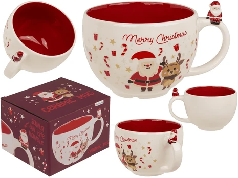 XL puodelis "Santa" (650ml)
